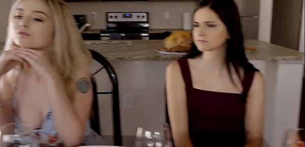  A sex crazed family Thanksgiving dinner with Lexi Lore and Violet Rain